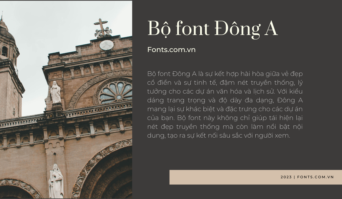 bộ font đông a